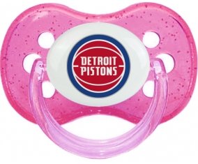 Detroit Pistons Sucette Cerise Rose à paillette