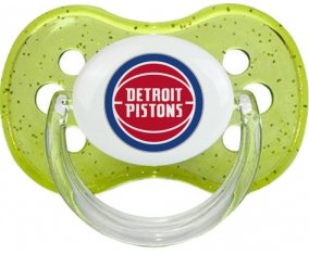 Detroit Pistons Sucette Cerise Vert à paillette
