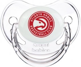 Atlanta Hawks Sucette Physiologique Transparent classique