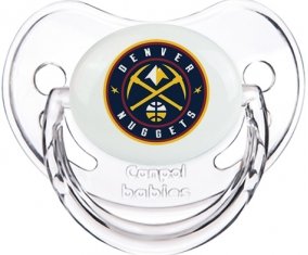 Denver Nuggets Sucette Physiologique Transparent classique
