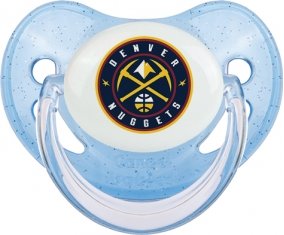Denver Nuggets Sucette Physiologique Bleue à paillette
