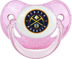 Denver Nuggets Sucette Physiologique Rose à paillette