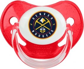 Denver Nuggets Sucette Physiologique Rouge à paillette