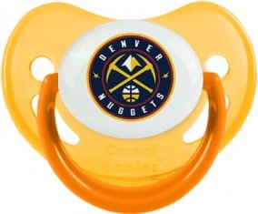 Denver Nuggets Sucette Physiologique Jaune phosphorescente