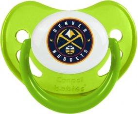 Denver Nuggets Sucette Physiologique Vert phosphorescente