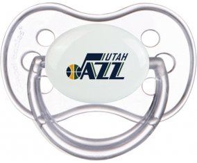 Utah Jazz Sucette Anatomique Transparente classique