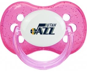Utah Jazz Sucette Cerise Rose à paillette