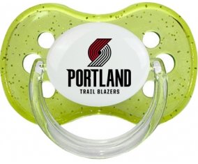 Portland Trail Blazers Tétine Cerise Vert à paillette