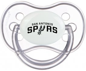 San Antonio Spurs Tétine Anatomique Transparente classique