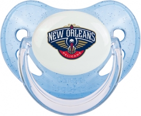 New Orleans Pelicans Tétine Physiologique Bleue à paillette