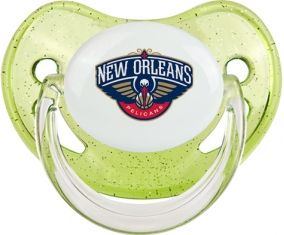 New Orleans Pelicans Tétine Physiologique Vert à paillette