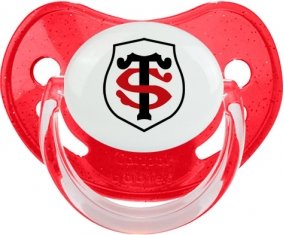 Stade Toulousain Sucette Physiologique Rouge à paillette