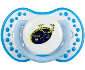 Munster Rugby Tétine LOVI Dynamic Blanc-bleu phosphorescente