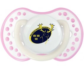 Munster Rugby Tétine LOVI Dynamic Blanc-rose phosphorescente