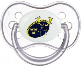 Munster Rugby Sucette Anatomique Transparente classique