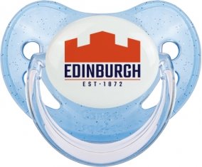 Edinburgh Rugby Sucette Physiologique Bleue à paillette