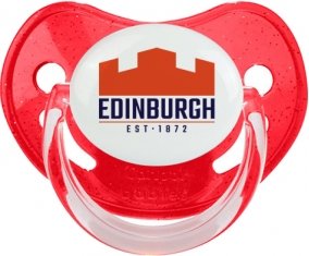 Edinburgh Rugby Sucette Physiologique Rouge à paillette