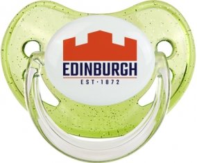 Edinburgh Rugby Sucette Physiologique Vert à paillette