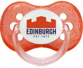 Edinburgh Rugby Sucette Cerise Rouge à paillette