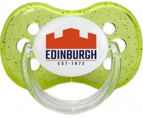 Edinburgh Rugby Sucette Cerise Vert à paillette