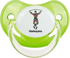 Harlequins Sucette Physiologique Vert classique