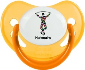 Harlequins Sucette Physiologique Jaune phosphorescente