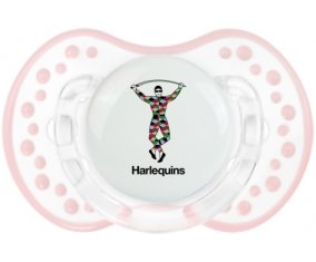 Harlequins Sucette LOVI Dynamic Retro-blanc-rose-tendre classique