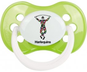Harlequins Sucette Anatomique Vert classique
