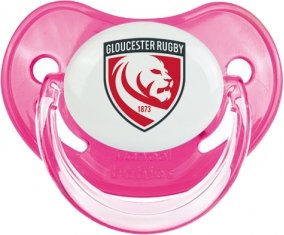 Gloucester Rugby Sucette Physiologique Rose classique