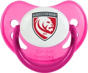 Gloucester Rugby Sucette Physiologique Rose phosphorescente