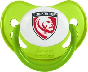 Gloucester Rugby Sucette Physiologique Vert phosphorescente