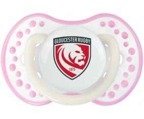 Gloucester Rugby Sucette LOVI Dynamic Blanc-rose phosphorescente