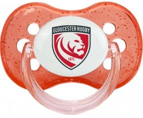 Gloucester Rugby Sucette Cerise Rouge à paillette