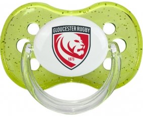 Gloucester Rugby Sucette Cerise Vert à paillette