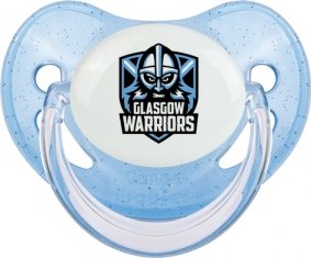 Glasgow Warriors Rugby Sucette Physiologique Bleue à paillette