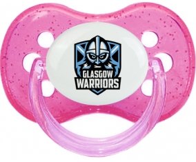 Glasgow Warriors Rugby Tétine Cerise Rose à paillette