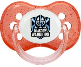Glasgow Warriors Rugby Tétine Cerise Rouge à paillette