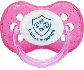 Castres Olympique Sucete Cerise Rose à paillette