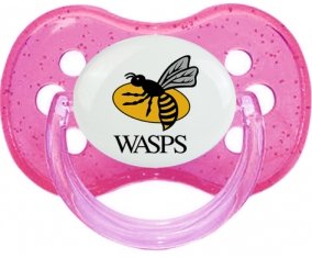 London Wasps Sucette Cerise Rose à paillette