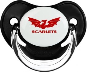 Llanelli Scarlets Sucette Physiologique Noir classique