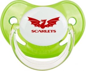 Llanelli Scarlets Sucette Physiologique Vert classique