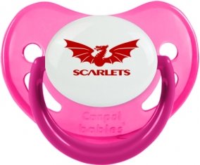 Llanelli Scarlets Sucette Physiologique Rose phosphorescente