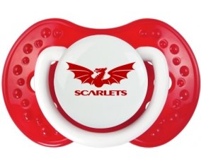 Llanelli Scarlets Sucette LOVI Dynamic Blanc-rouge classique