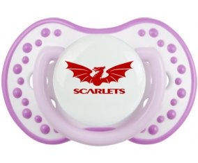 Llanelli Scarlets Sucette LOVI Dynamic Blanc-mauve classique