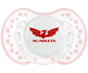 Llanelli Scarlets Sucette LOVI Dynamic Retro-blanc-rose-tendre classique