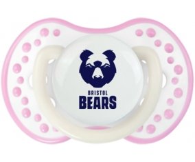 Bristol Bears Rugby Tétine LOVI Dynamic Blanc-rose phosphorescente