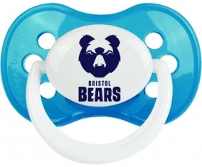 Bristol Bears Rugby Sucette Anatomique Cyan classique