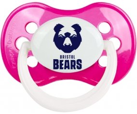 Bristol Bears Rugby Sucette Anatomique Rose foncé classique