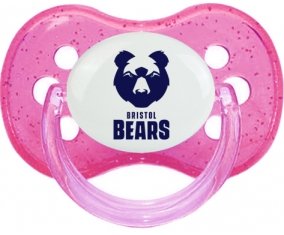 Bristol Bears Rugby Sucette Cerise Rose à paillette