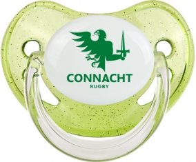 Connacht Rugby Sucette Physiologique Vert à paillette